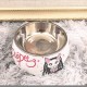 Pet stainless steel cartoon food bowl non-slip and easy to clean, universal for cats and dogs Pet stainless steel cartoon food bowl non-slip and easy to clean, universal for cats and dogs