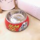 Pet stainless steel cartoon food bowl non-slip and easy to clean, universal for cats and dogs Pet stainless steel cartoon food bowl non-slip and easy to clean, universal for cats and dogs