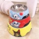 Pet stainless steel cartoon food bowl non-slip and easy to clean, universal for cats and dogs Pet stainless steel cartoon food bowl non-slip and easy to clean, universal for cats and dogs