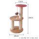 Pet toy sisal plush three-layer circular cat climbing frame Pet toy sisal plush three-layer circular cat climbing frame