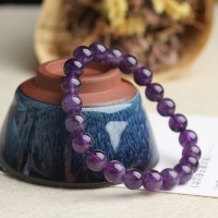 (Female) Natural purple crystal bracelet