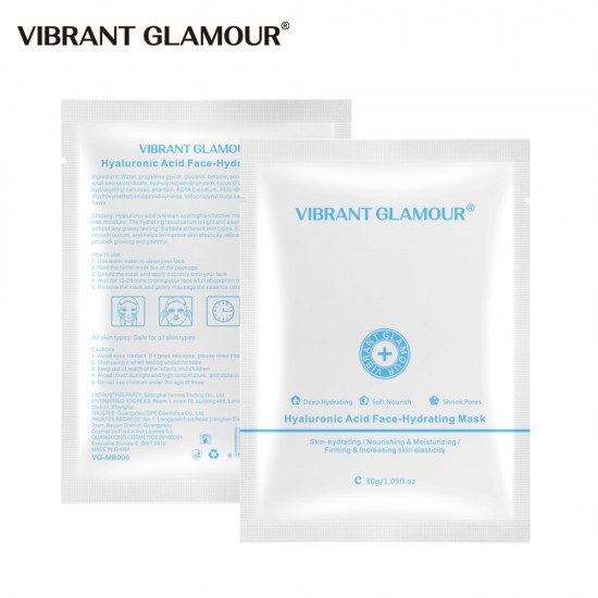 Vibrant Glamour Hyaluronic Acid Moisturizing Mask. Moisturizing and Skin Skin Vibrant Glamour Hyaluronic Acid Moisturizing Mask. Moisturizing and Skin Skin