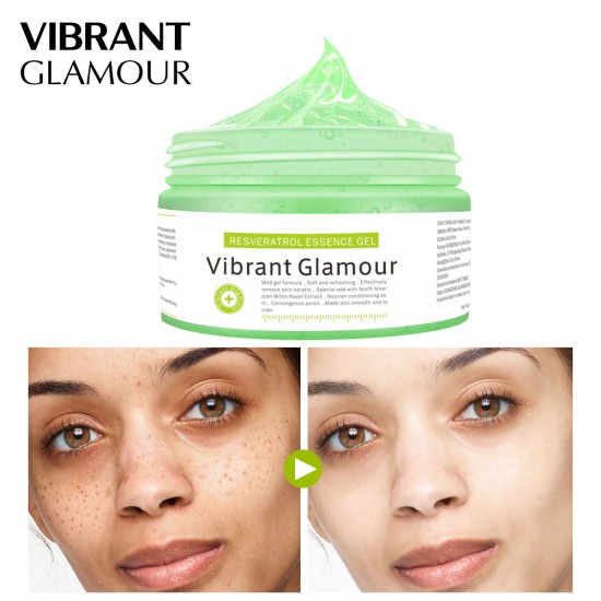 Vibrant Glamour resveratrol showing frost. Moisturizing repair mask essence cream Vibrant Glamour resveratrol showing frost. Moisturizing repair mask essence cream