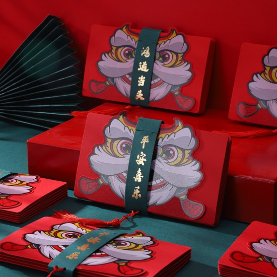 The Year of the Tiger is a sealing and folding card. The Year of the Tiger is a sealing and folding card.