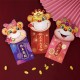 The Year of the Tiger is a cute tiger head red packet The Year of the Tiger is a cute tiger head red packet